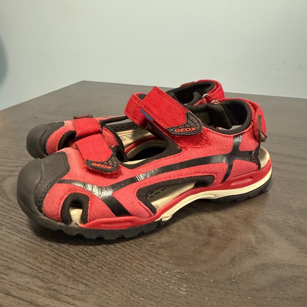 Geox Kids Girls Red Sandals Size‎ 36(US 4)